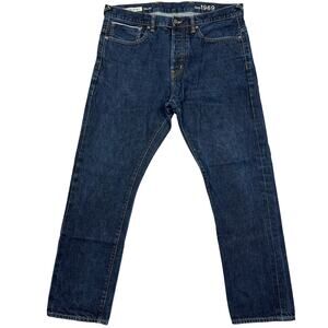 Gap 1969 Original Fit Jeans 36x30 Redline Selvedge Ringspun Denim Straight Leg
